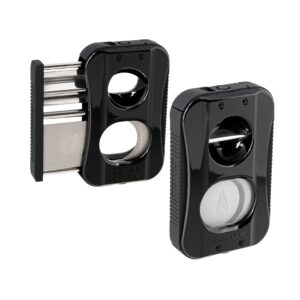 LOTUS OMNI CIGAR CUTTER - BLACK CRACKLE (CUT1501)