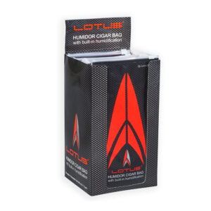 LOTUS WINDOW ZIPLOCK HUMIDOR CIGAR BAG 50PK