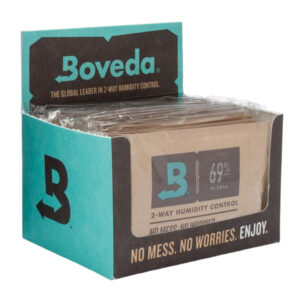 BOVEDA TWO WAY HUMIDITY CONTROL 69% RH -BOX OF 12 (SIZE: 60GM)