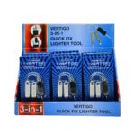 VERTIGO QUICK FIX LIGHTER REPAIR TOOL (3 IN 1) -18 PACK BOX