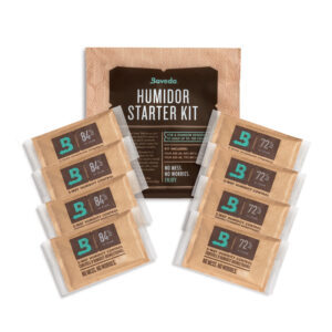 BOVEDA HUMIDOR STARTER KIT 84% AND 72% RH (SIZE 60) WOOD HUMIDORS - 4 PACK