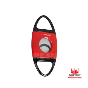 JAWS LOTUS CUT602 CIGAR CUTTER BLACK RED (CUT602)