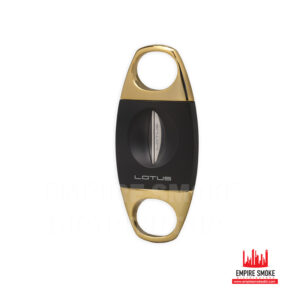 JAWS LOTUS V-CUTTER CUTV104 CIGAR CUTTER GOLD