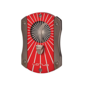 DECEPTION LOTUS CUT408TC CIGAR CUTTER RED STARBURST